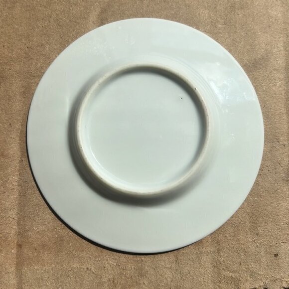 VINTAGE 4" Art of chokin plate Flower Cart - Picture 6 of 10